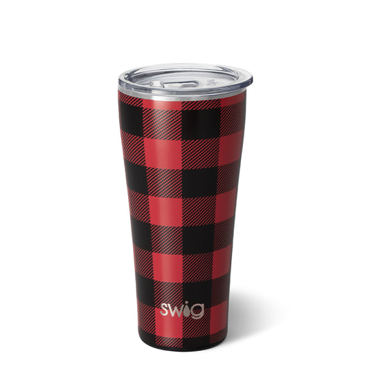 Buffalo Plaid Tumbler 32oz