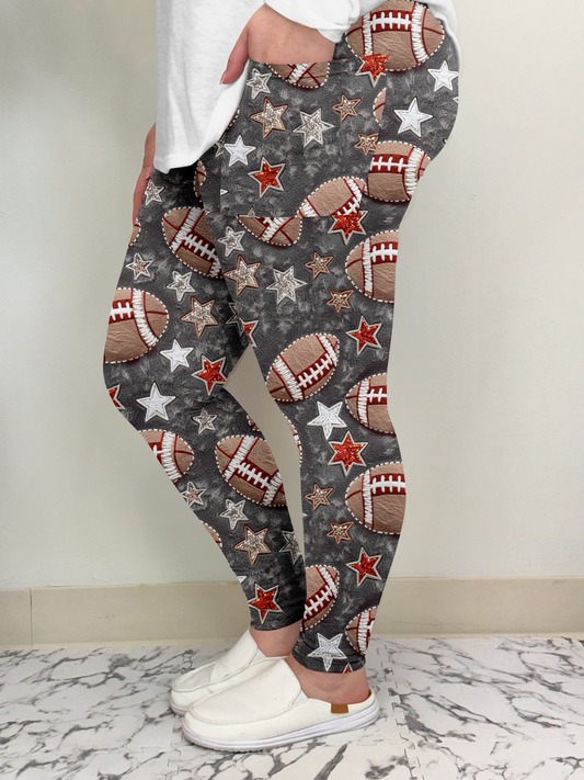 All Star Football Leggings w/ Pockets | ETA 9/15