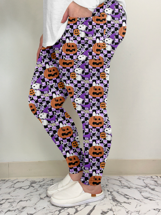 Purple Pumpkin Leggings w/ Pockets | ETA 9/15